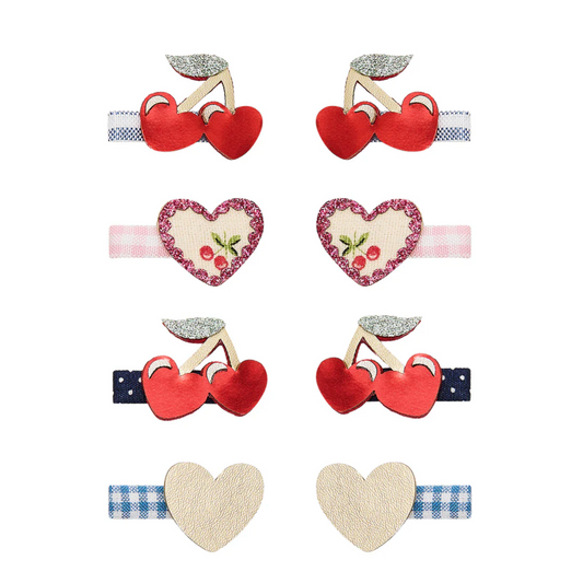 RED CHERRIES MINI CLIPS