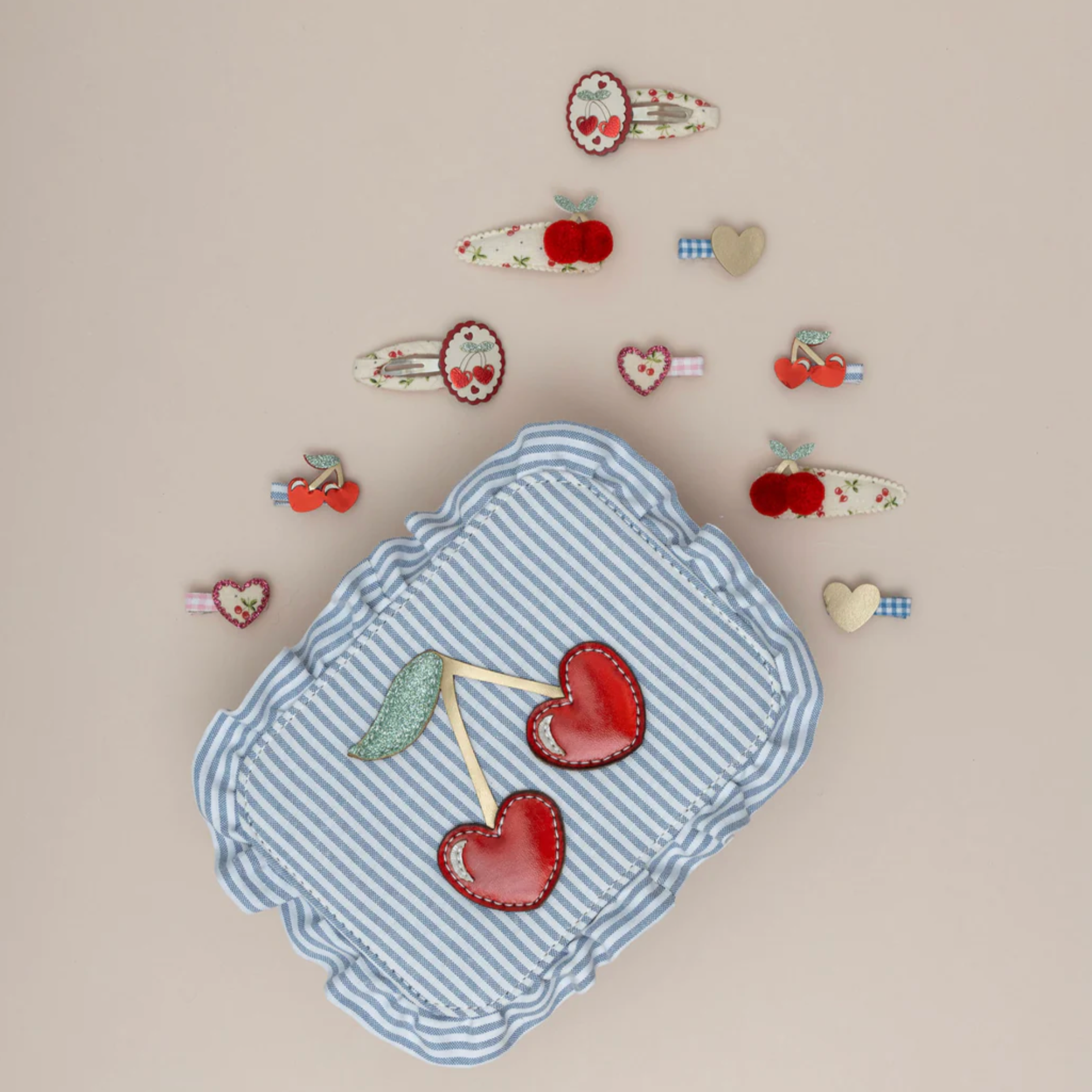 RED CHERRIES MINI CLIPS