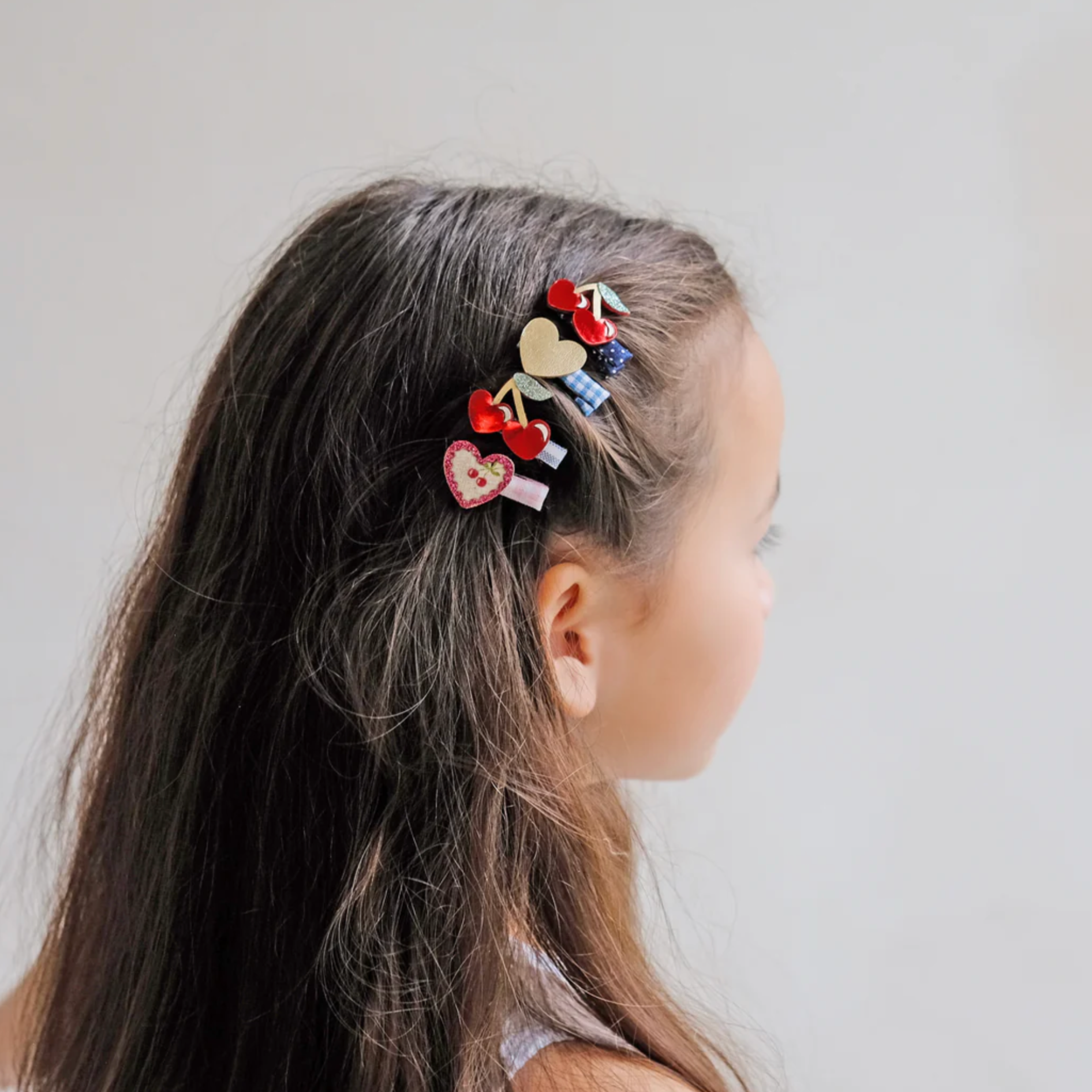 RED CHERRIES MINI CLIPS